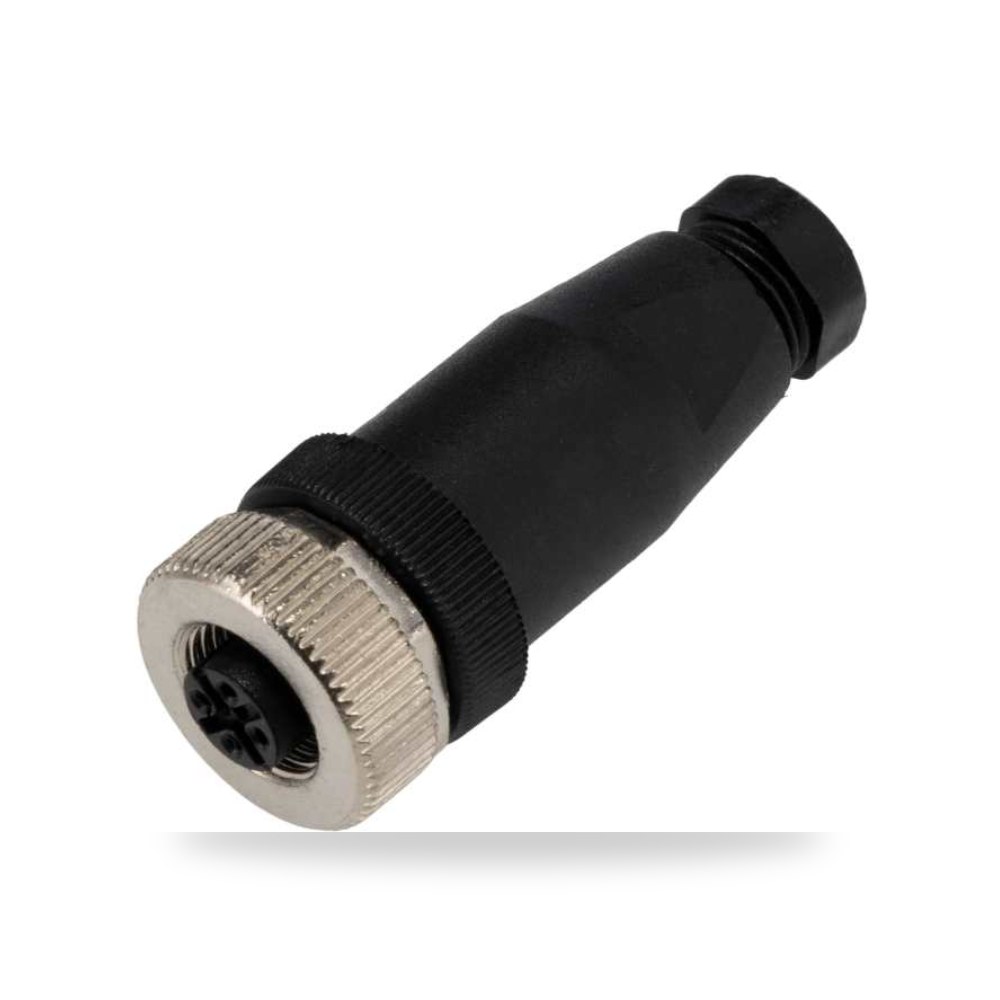 موصل دائري صناعي M12 5 أطراف كابل طراز B RS ريمكو للتوريدات الصناعية (Reemco Industrial)