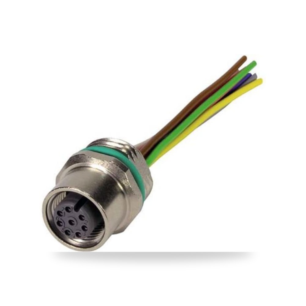 كابل توصيل حساسات ومشغلات M12 8 طراز E متين ريمكو للتوريدات الصناعية (Reemco Industrial)