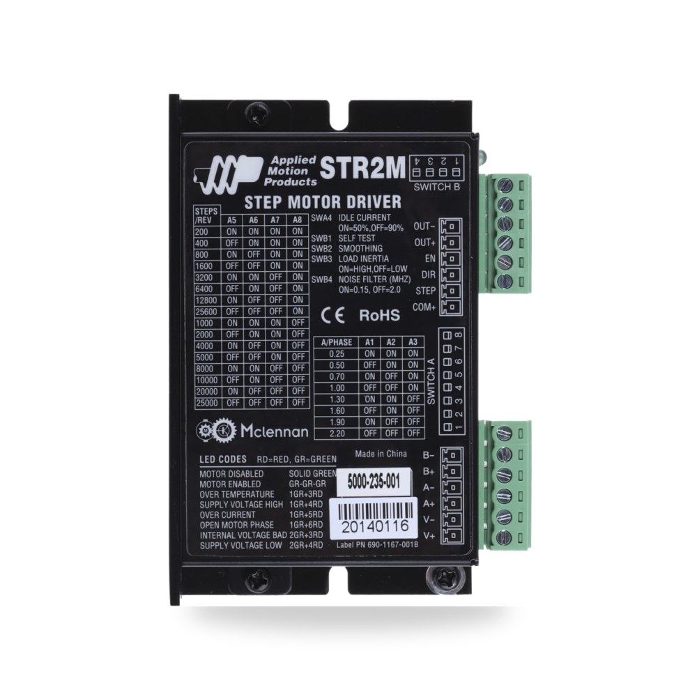 محرك خطوي ستب موتور دقيق 48V ماكينات CNC صلب عالي المتانة والأداء معتمد (Standard) STR-2M