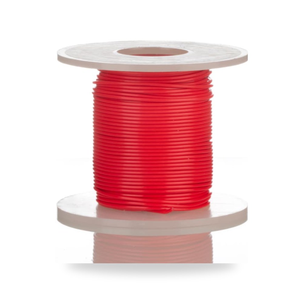 سلك توصيل مرن بوردات 22 AWG أحمر 30 متر نسخة ريمكو للتوريدات الصناعية (Reemco Industrial)