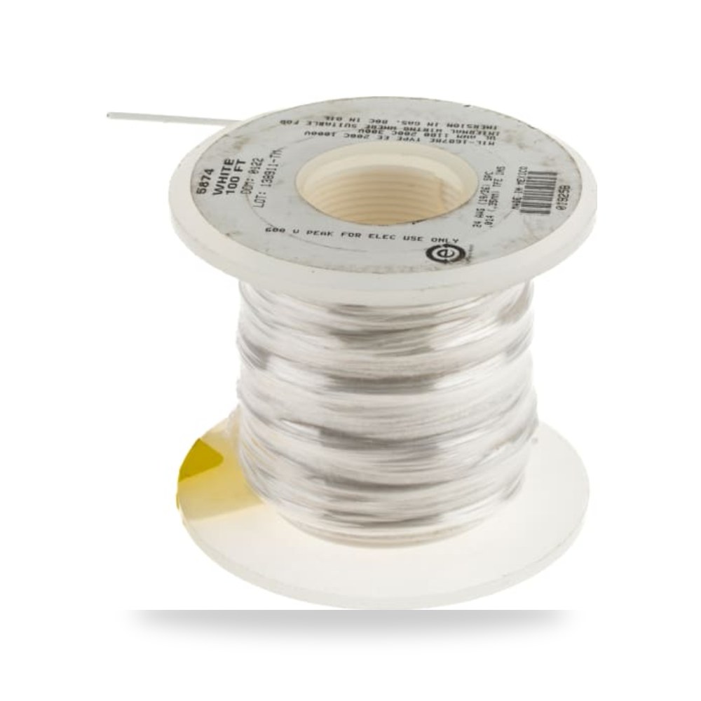 سلك توصيل مرن بوردات 24 AWG أبيض 30 نسخة ريمكو للتوريدات الصناعية (Reemco Industrial) موديل