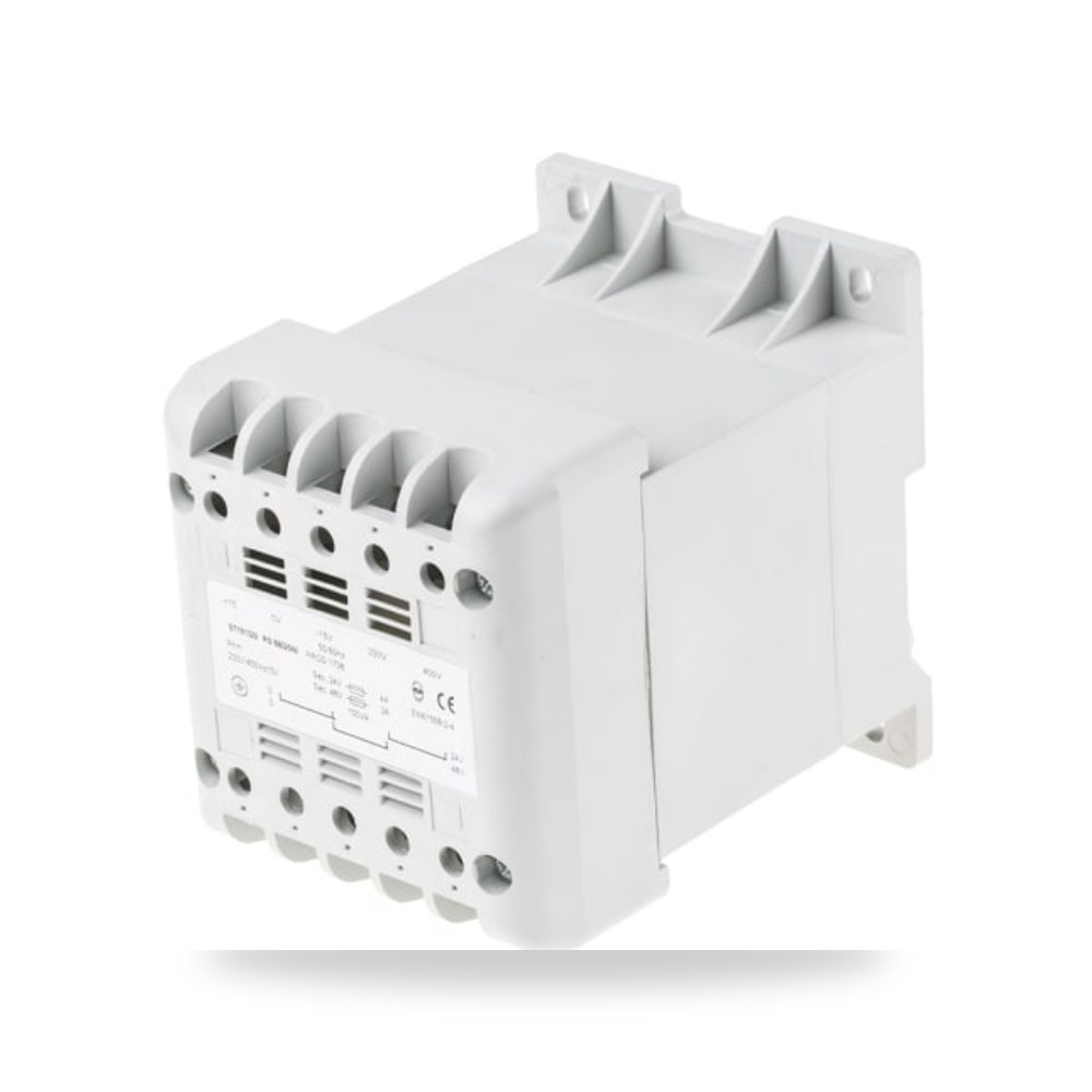 محول عزل وتحكم سكة دين ريل 400 VA معتمد ريمكو للتوريدات الصناعية (Reemco Industrial)