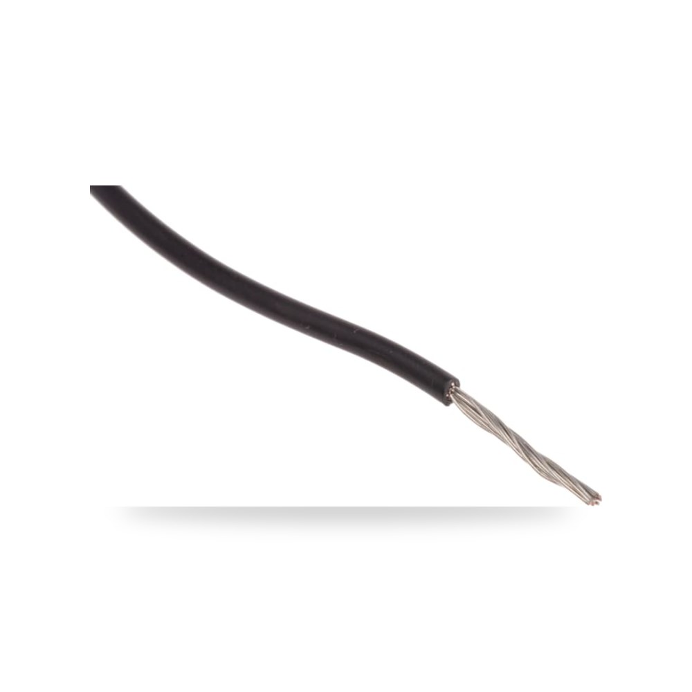 سلك توصيل مرن بوردات 24 AWG أسود 100 نسخة ريمكو للتوريدات الصناعية (Reemco Industrial)