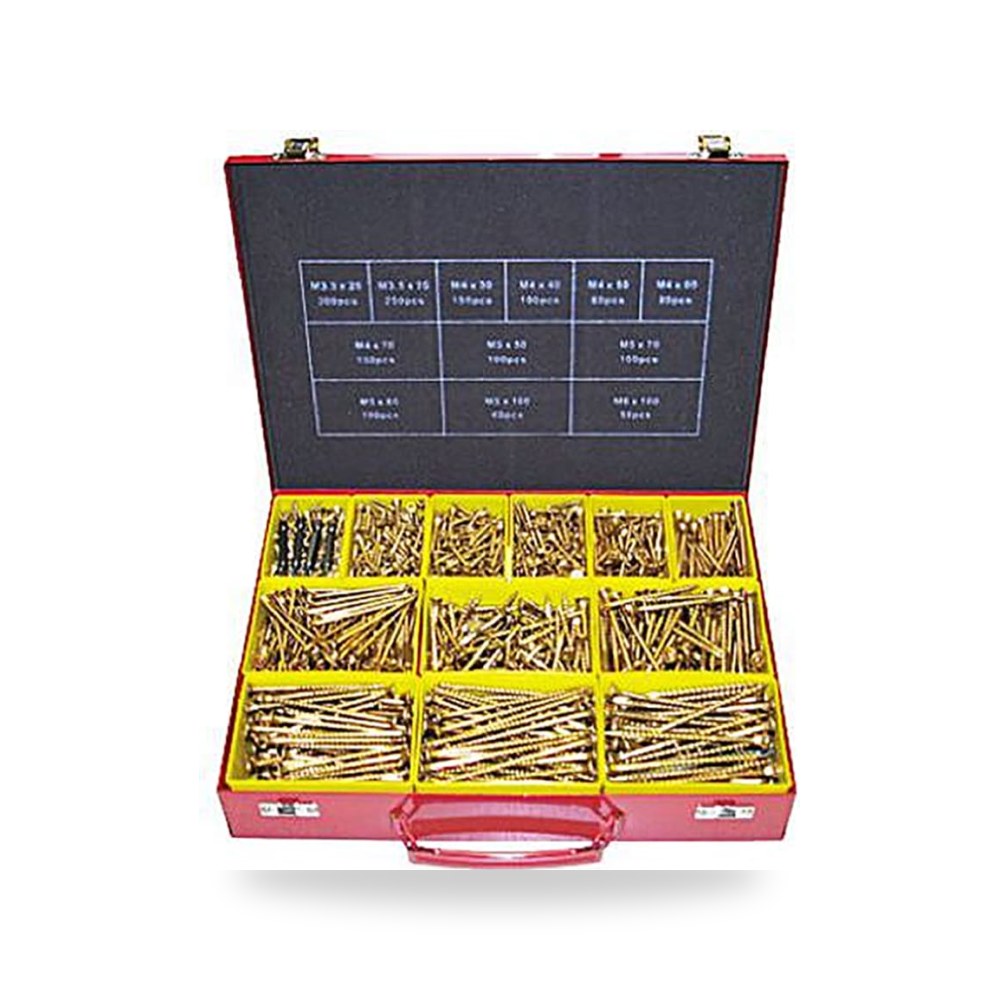 طقم مسامير وبراغي فولاذية 1570 قطعة احترافي ريمكو للتوريدات الصناعية (Reemco Industrial)
