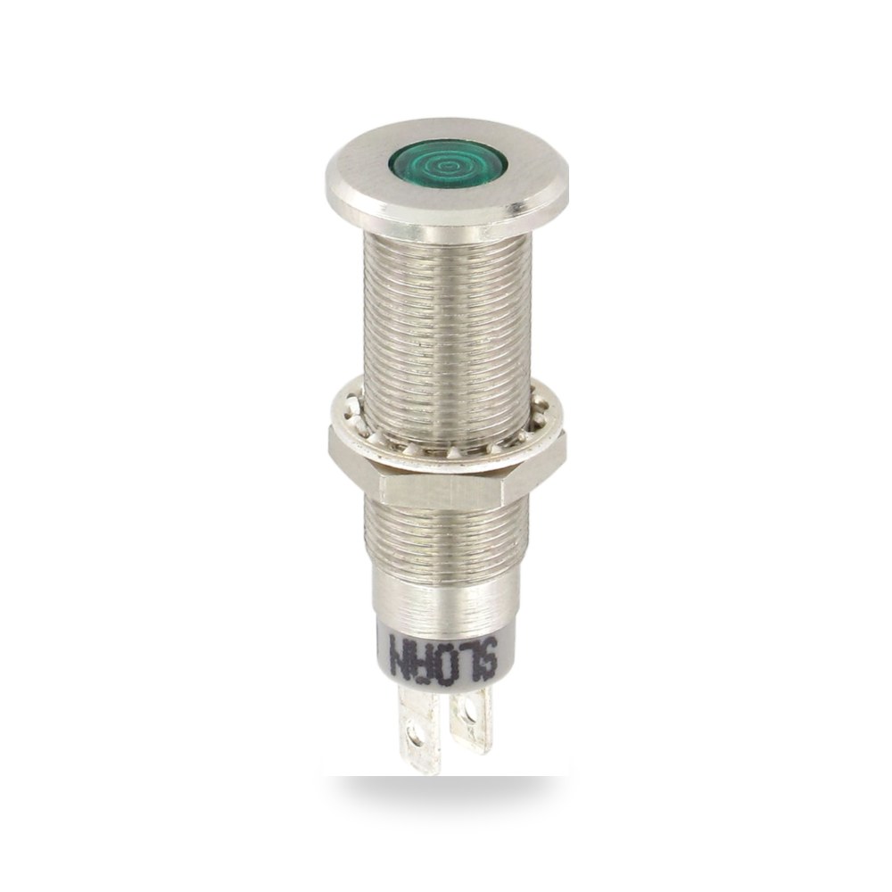 لمبة بيان وإشارة لوحات 5V أخضر 7.6 مم صناعي ريمكو للتوريدات الصناعية (Reemco Industrial)