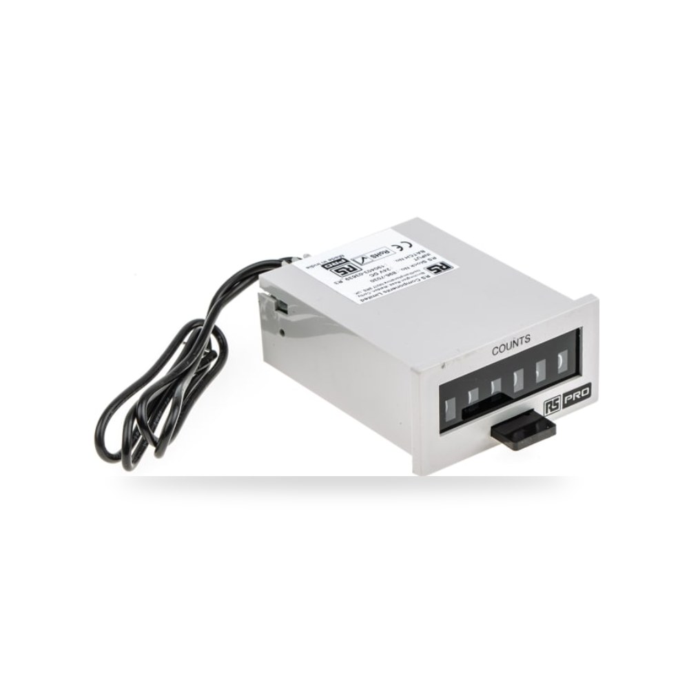 عداد ساعات تشغيل لوحات فئة M Z صناعي RS PRO ريمكو للتوريدات الصناعية (Reemco Industrial)