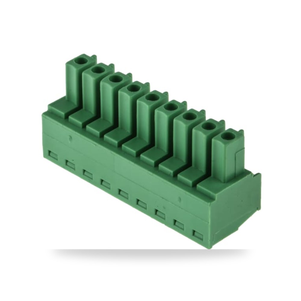 روزتة وبلوك أطراف بوردات PCB 9 خط خطوة 3.81 ريمكو للتوريدات الصناعية (Reemco Industrial)