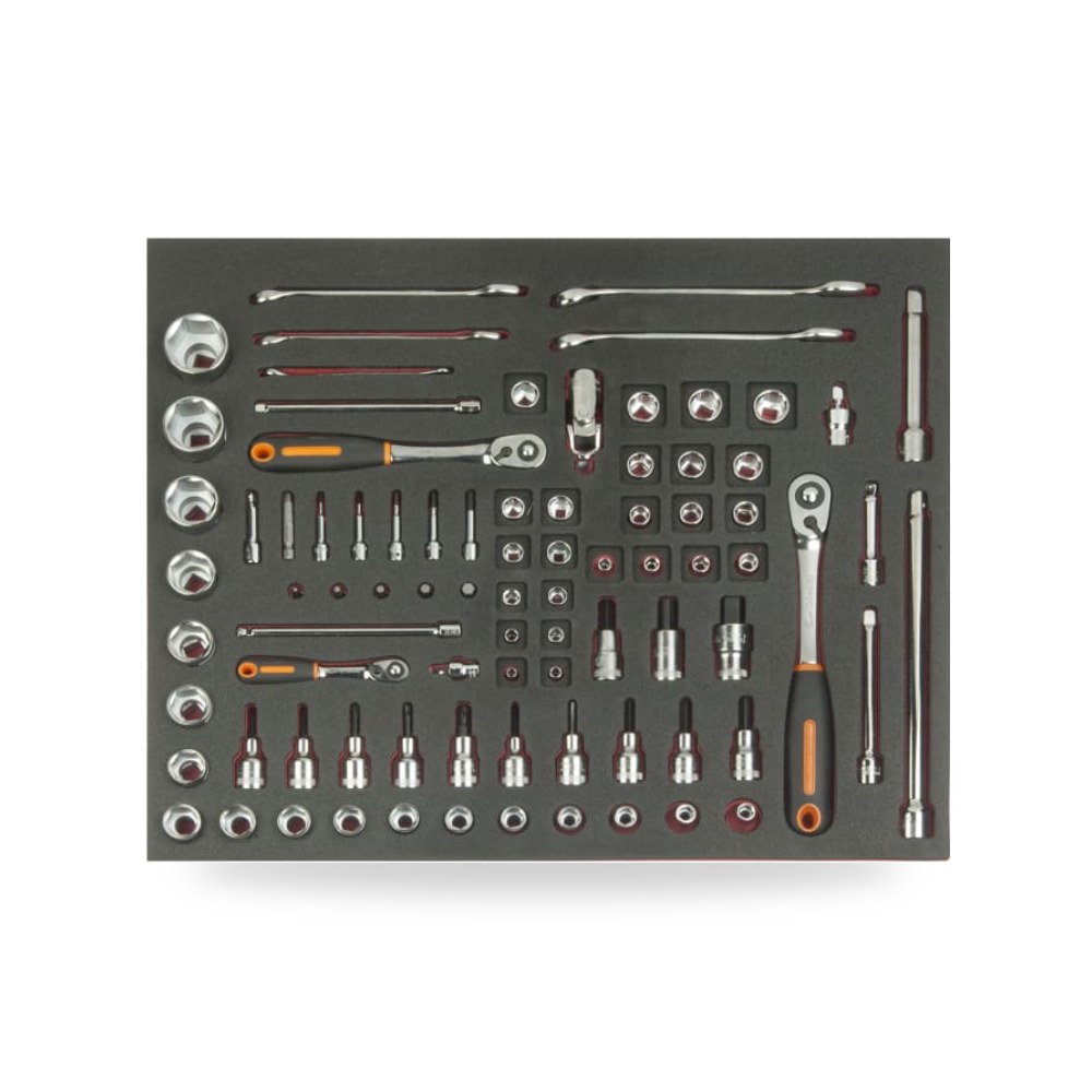 طقم لقم ومفاتيح بكس وسيستم 83 قطعة RS PRO ريمكو للتوريدات الصناعية (Reemco Industrial)