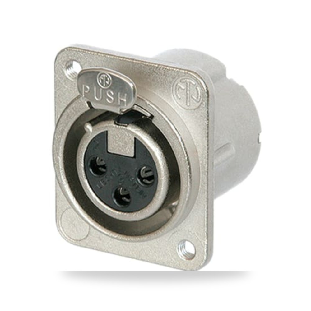 موصل إشارات وفيش XLR صوتي صناعي طراز K متين ريمكو للتوريدات الصناعية (Reemco Industrial)