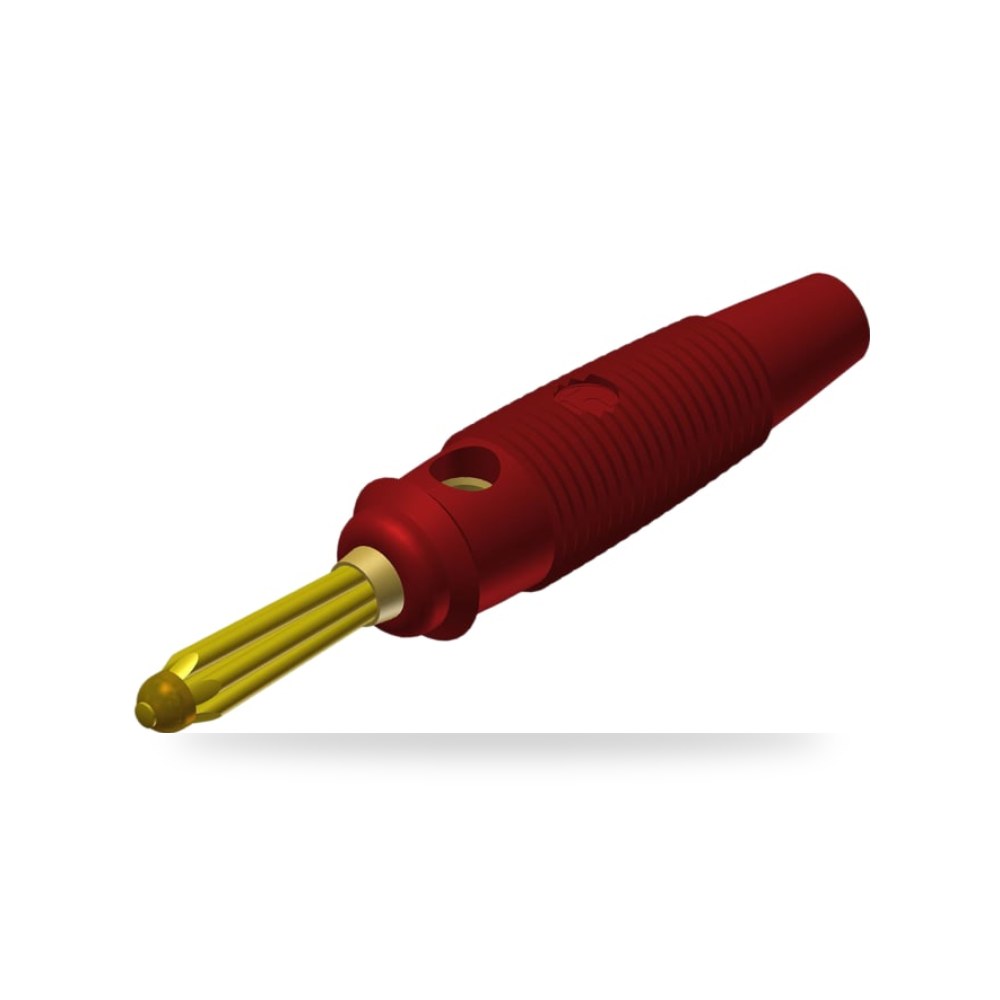 قابس موزة فحص واختبار 4 مم أحمر طراز P شاق RS ريمكو للتوريدات الصناعية (Reemco Industrial)