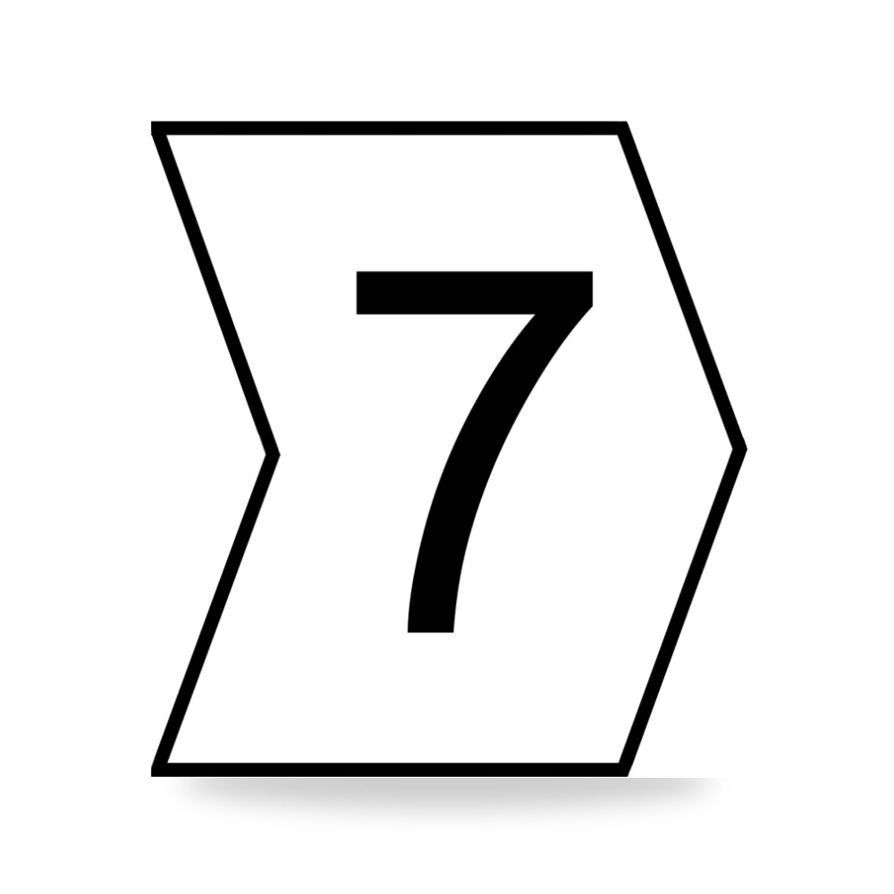 علامة وترقيم كابلات وأسلاك رمز 7 معتمد ريمكو للتوريدات الصناعية (Reemco Industrial)