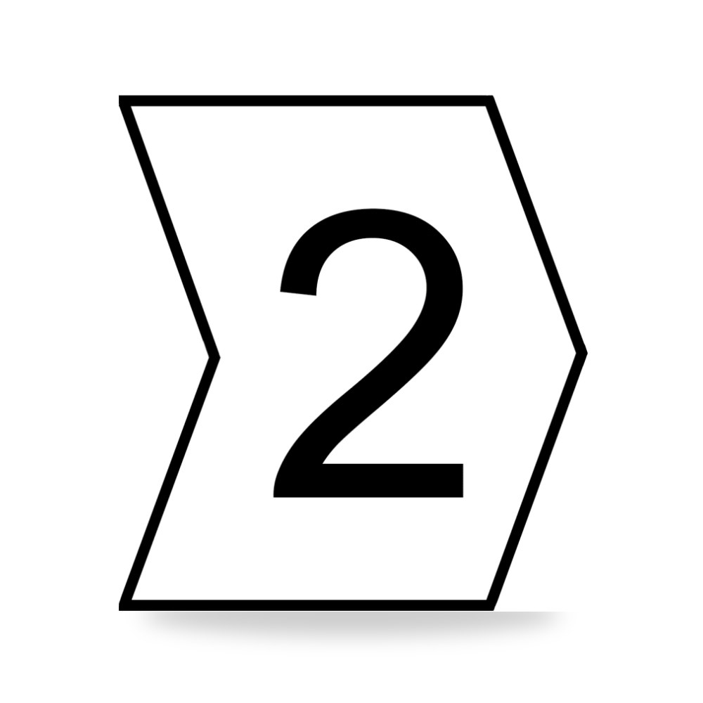 علامة وترقيم كابلات وأسلاك رمز 2 أبيض قطر 5 ريمكو للتوريدات الصناعية (Reemco Industrial)