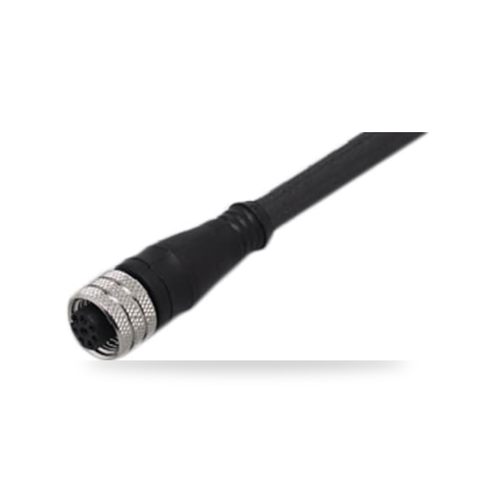 كابل توصيل حساسات ومشغلات M12 8 طراز F معتمد ريمكو للتوريدات الصناعية (Reemco Industrial)