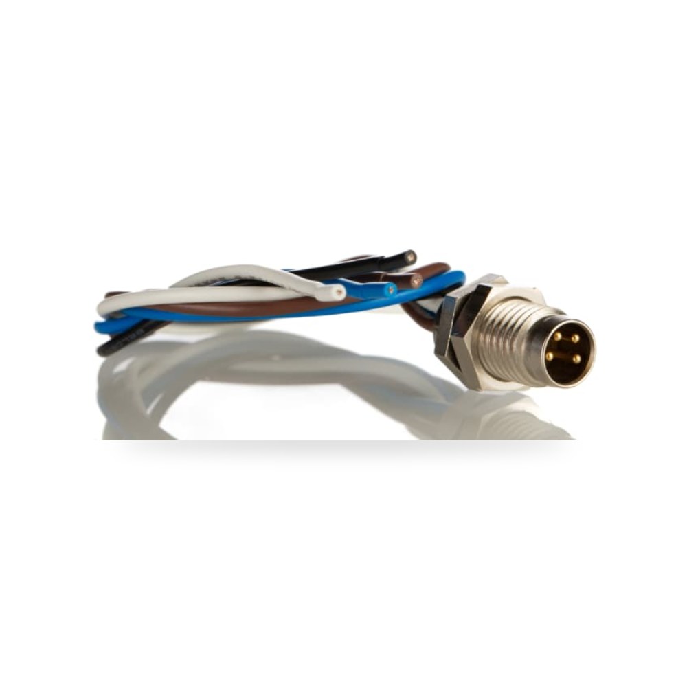 كابل توصيل حساسات ومشغلات M8 4 طراز L شاق RS ريمكو للتوريدات الصناعية (Reemco Industrial)