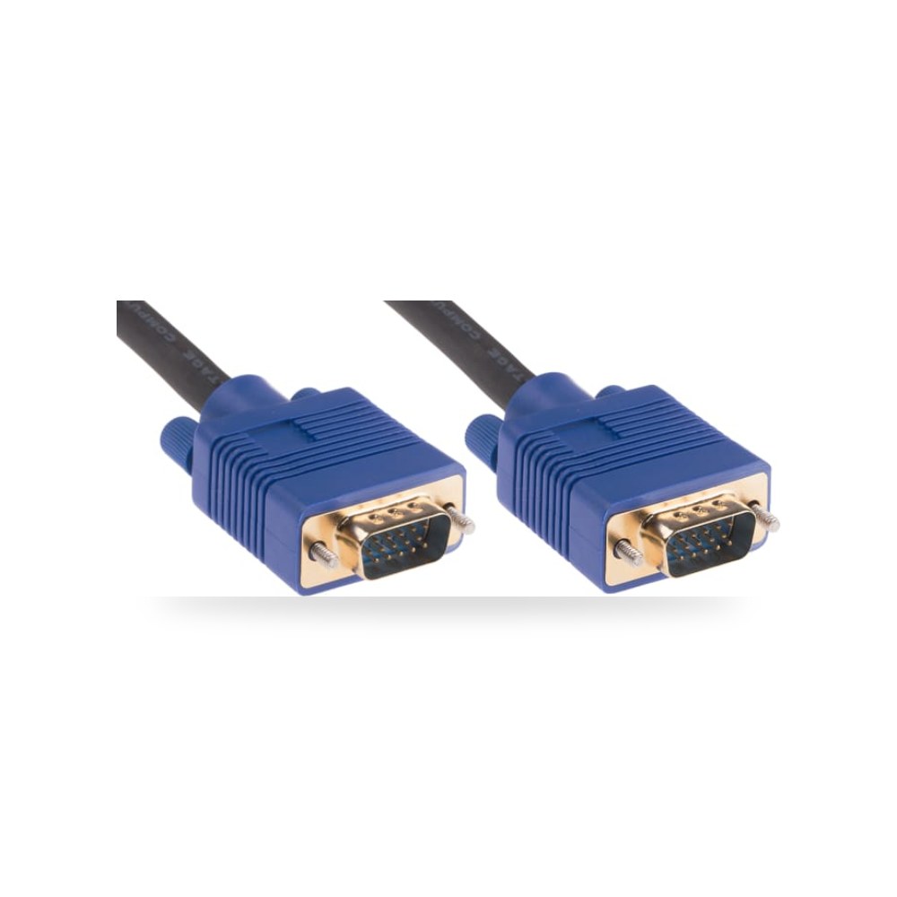 كابل شاشات وعرض فيديو VGA صناعي طول 1 فولاذي ريمكو للتوريدات الصناعية (Reemco Industrial)