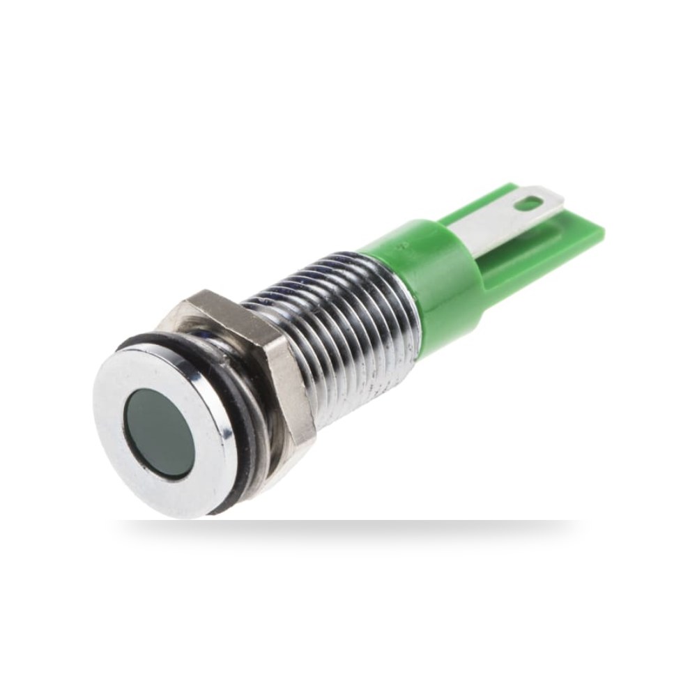 لمبة بيان وإشارة لوحات 24V DC أخضر طراز V RS ريمكو للتوريدات الصناعية (Reemco Industrial)