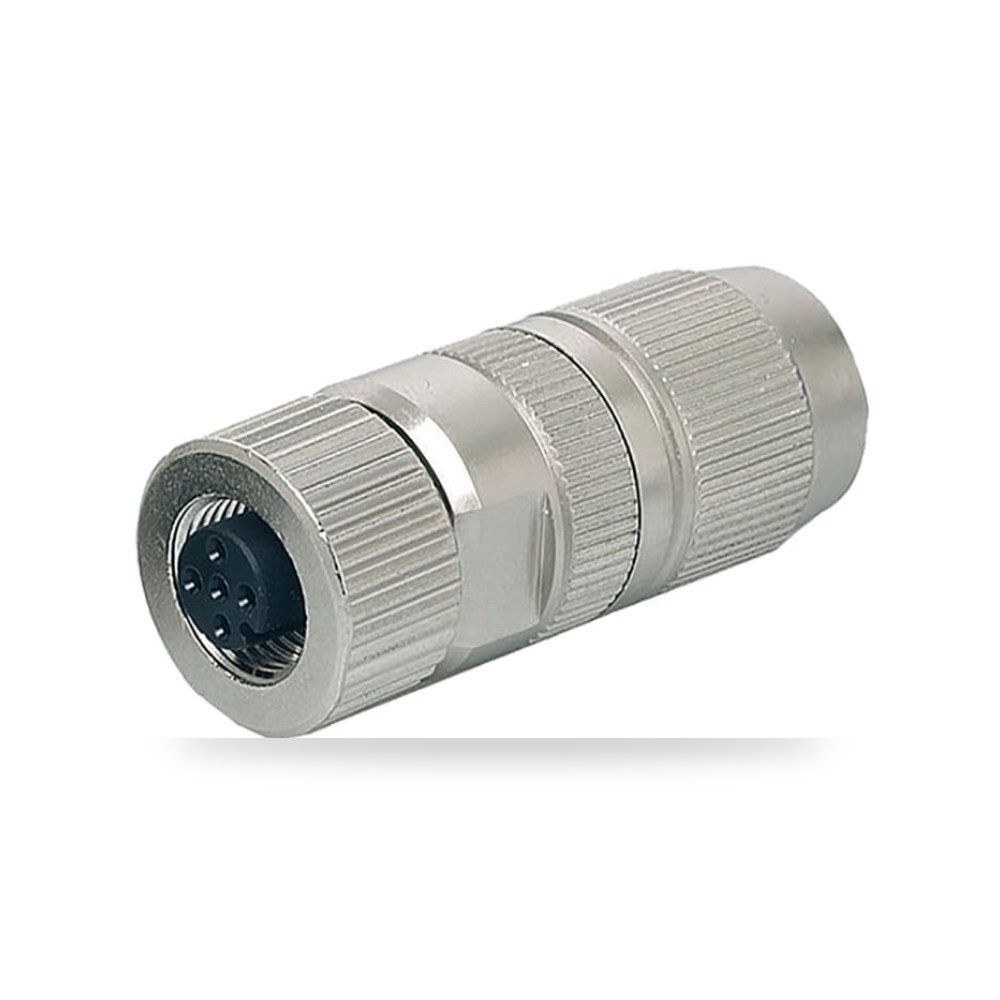 موصل دائري صناعي M12 5 أطراف كابل طراز C RS ريمكو للتوريدات الصناعية (Reemco Industrial)