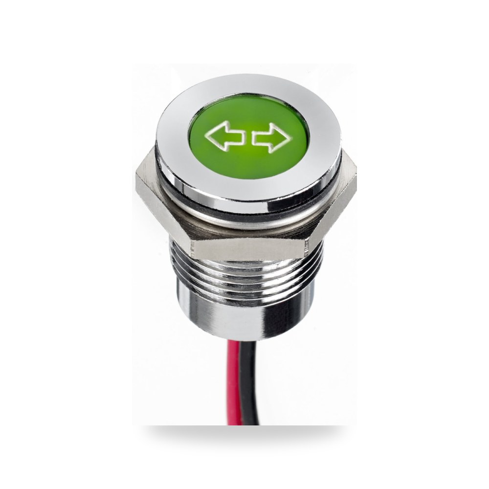 لمبة بيان وإشارة لوحات 13.2V DC أصفر 14 مم RS ريمكو للتوريدات الصناعية (Reemco Industrial)