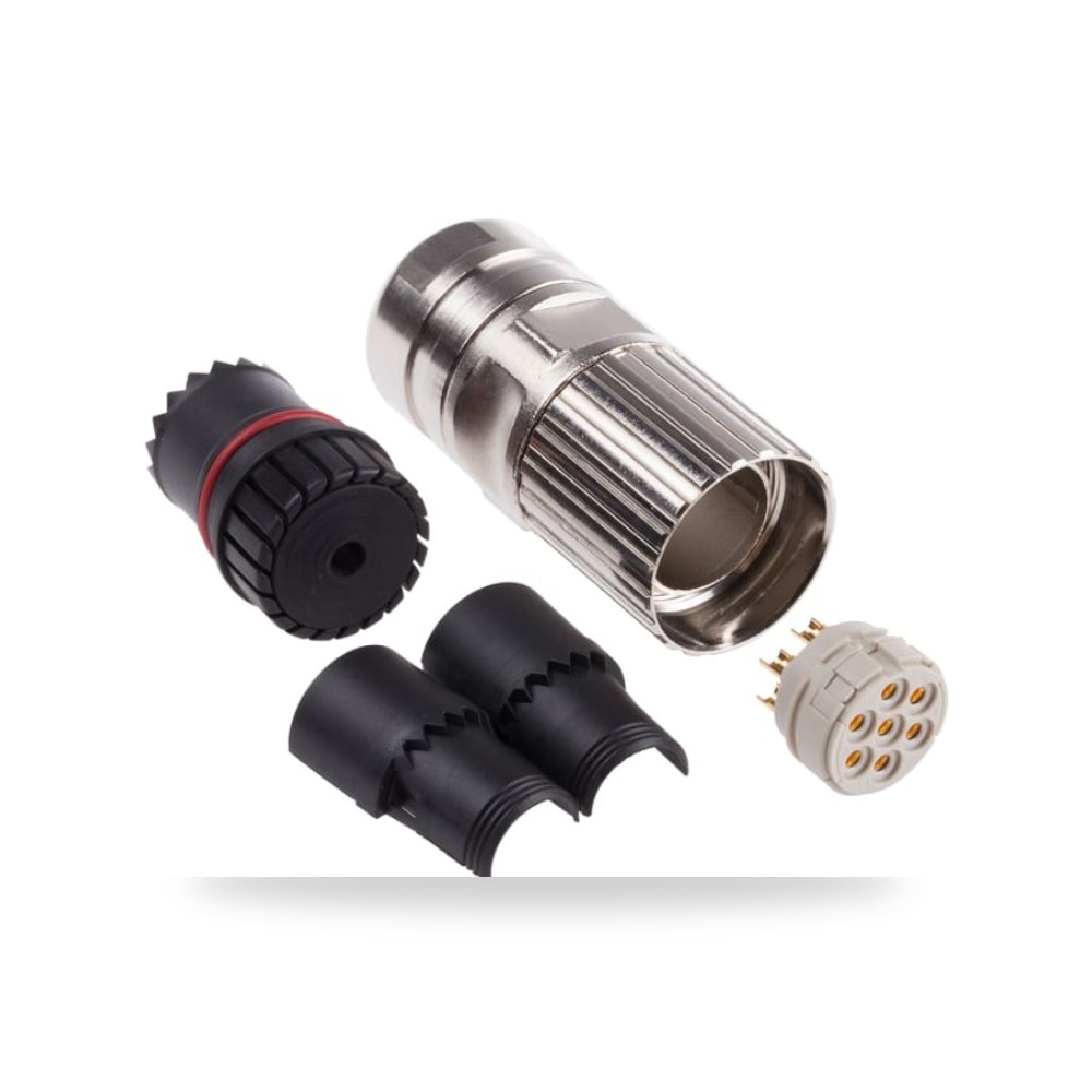 موصل دائري صناعي M23 7 أطراف طراز احترافي RS ريمكو للتوريدات الصناعية (Reemco Industrial)