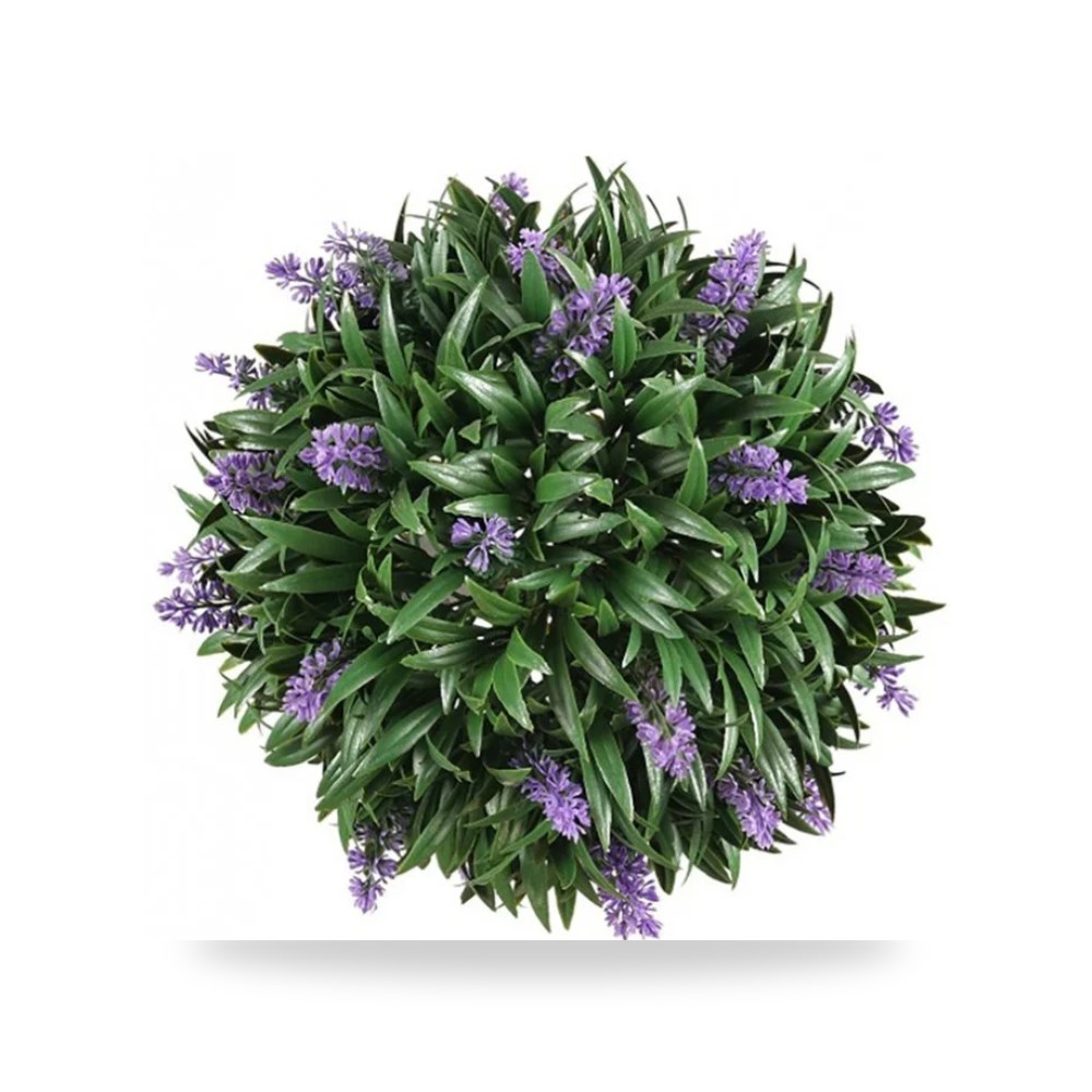 كرة عشب اخضر وردة موف 40 سم Q58A 40CM آل طالب للري والزراعة (Altaleb Agri)