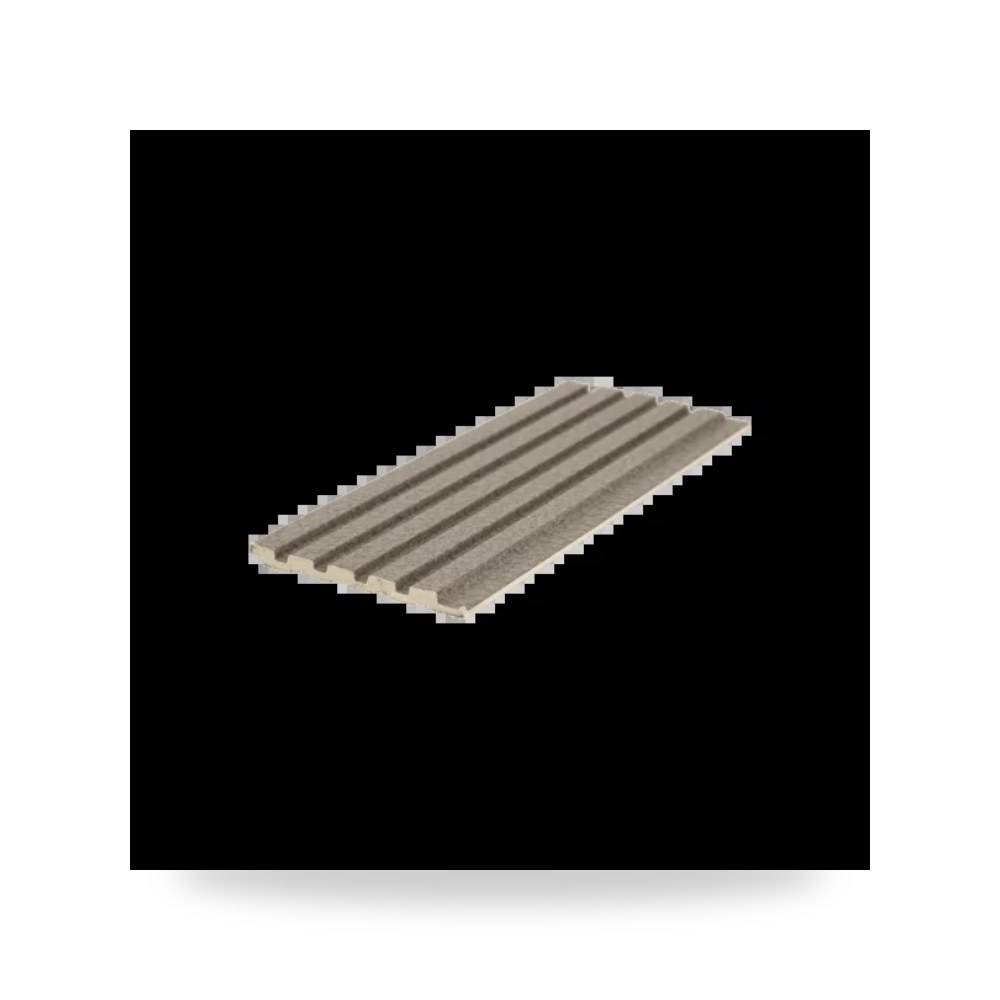 ستيب كليك ألواح حائط متينة 3D بني