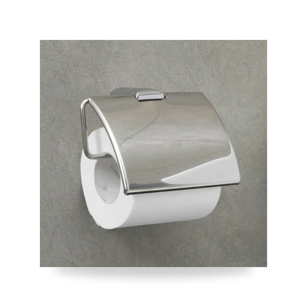 تاتي روندا حامل ورق تواليت حائطي كروم