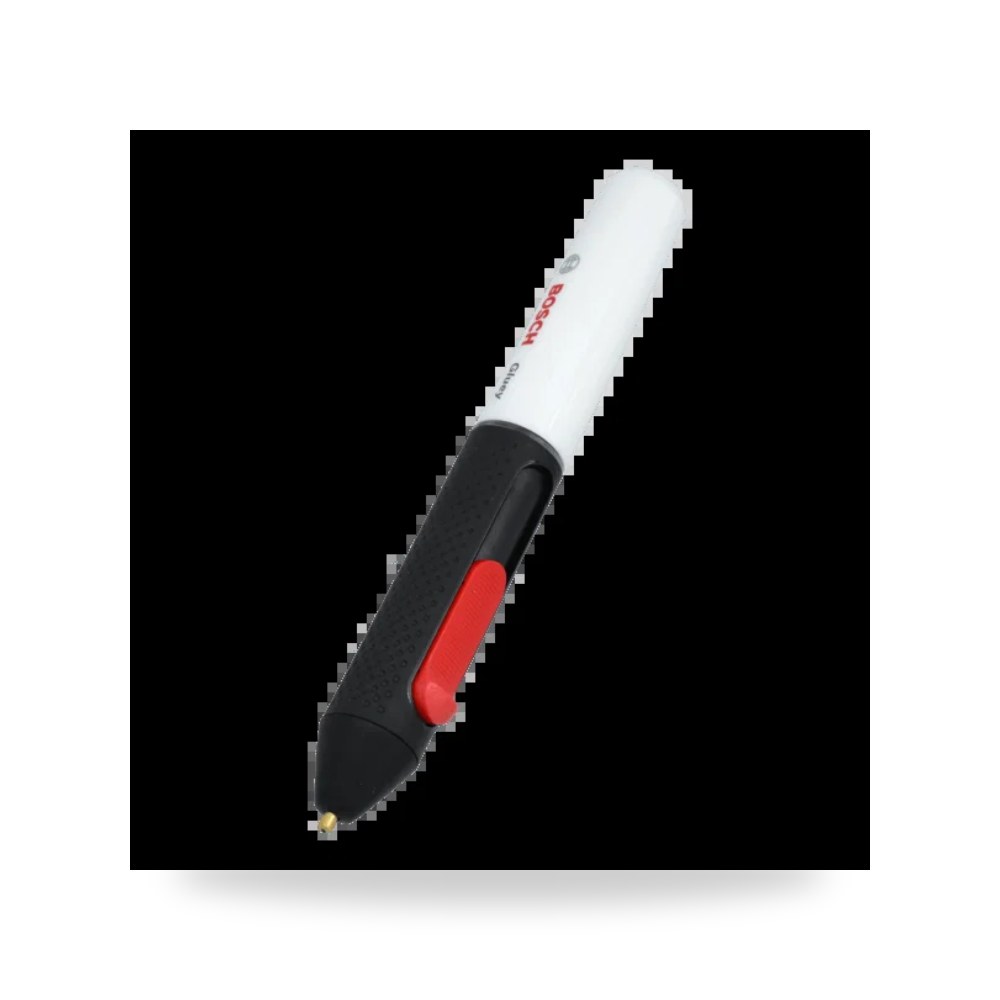 قلم صمغ أبيض مع شاحن USB 2 بطاريةAA