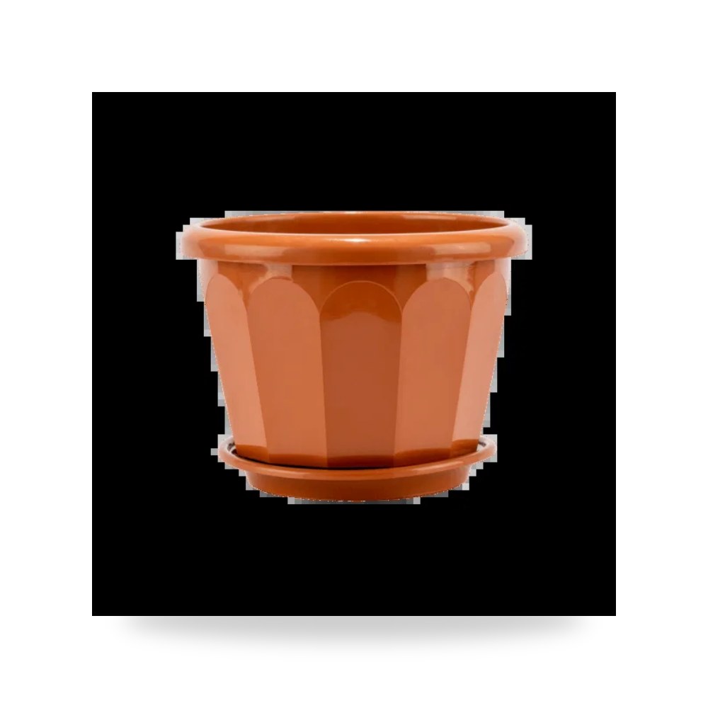 كوزمو بلاست اناء زهور سداسي الشكل