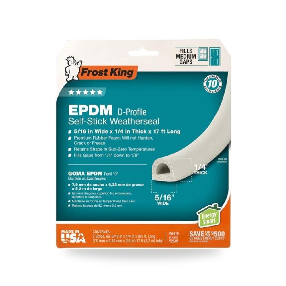 فروست كينج شريط عزل مطاط EPDM ذاتي اللصق