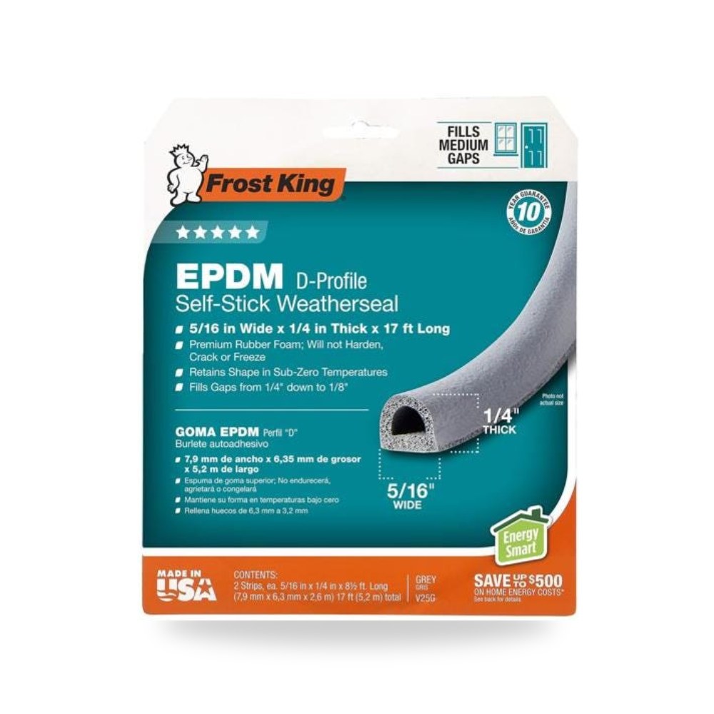 فروست كينج شريط عزل مطاطي EPDM ذاتي اللصق