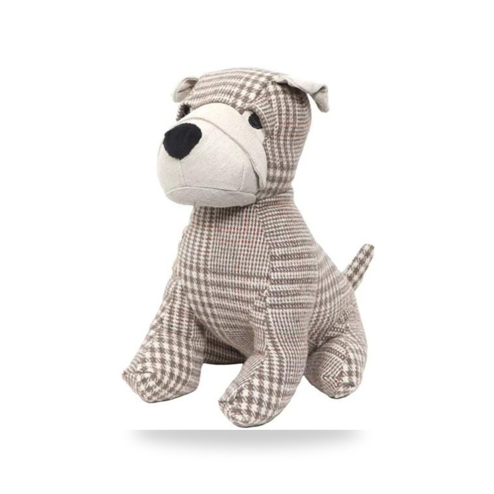 لوينس سدادة باب بشكل جرو من قماش التارتان