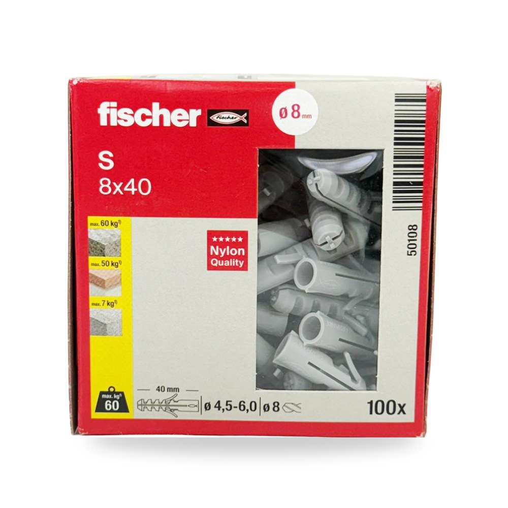 خابور 8 مم بلاستيك fischer