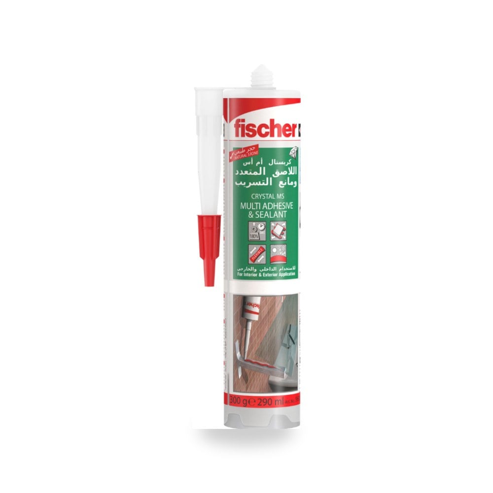 لاصق ومانع تسريب شفاف 290 مل Fischer Crystal