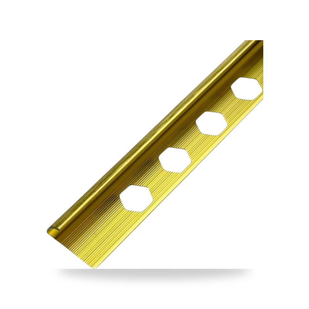 زاوية زينة مبروم ذهبي لماع 2.50 متر 12 مم