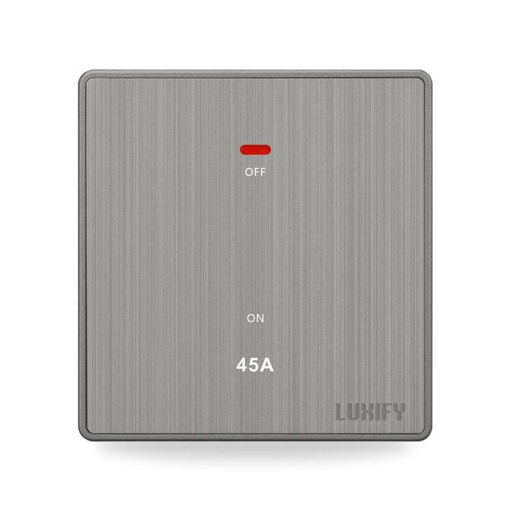 مفتاح مكيف 45 امبير كبير LUXIFY سلفر مطور