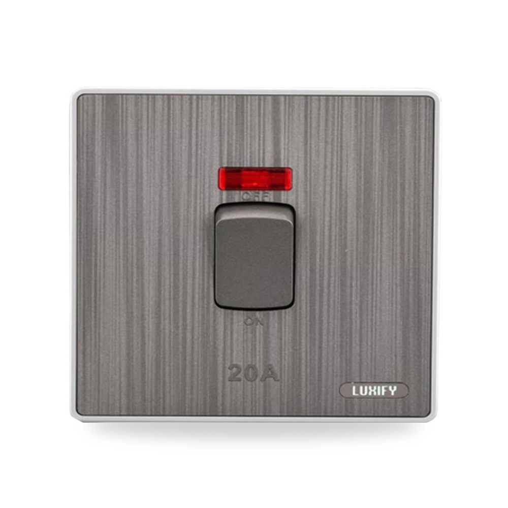 مفتاح سخان 20 امبير LUXIFY فضي