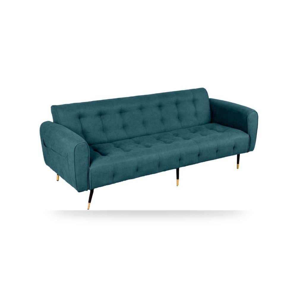 أريكة سرير كتان أحمر Montella Turquoise In موديل LV3133-204428 In-House