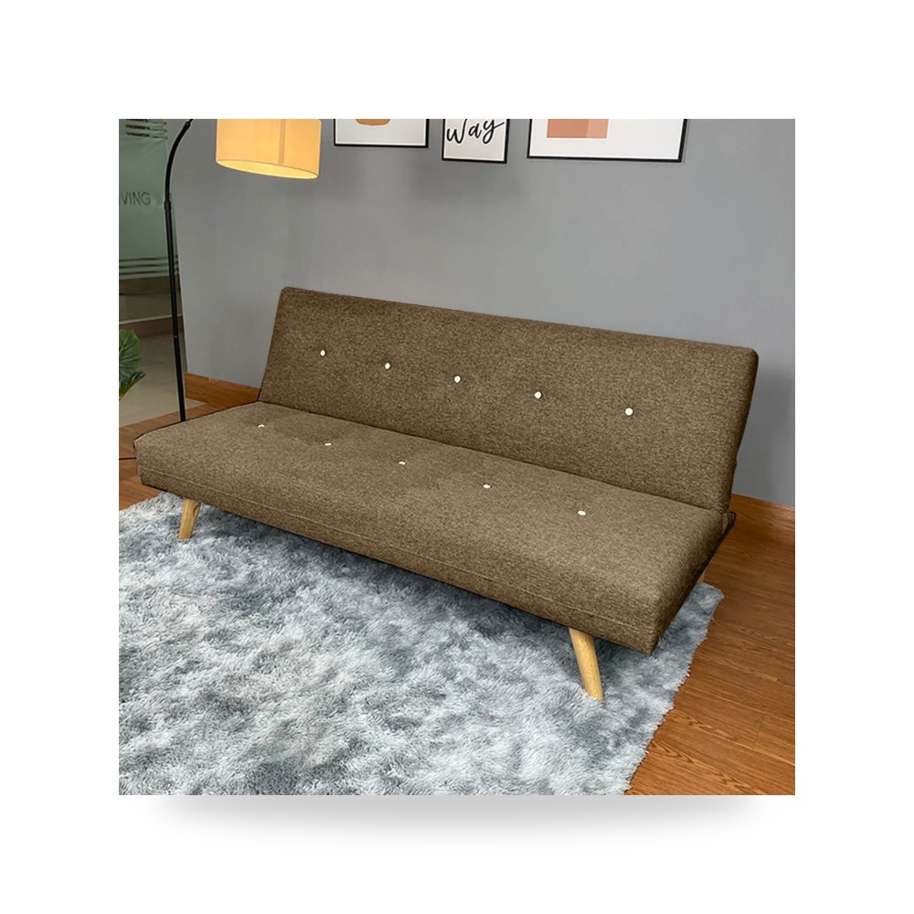 أريكة سرير كتان بني Aimar In House موديل LV3409-204411 In-House