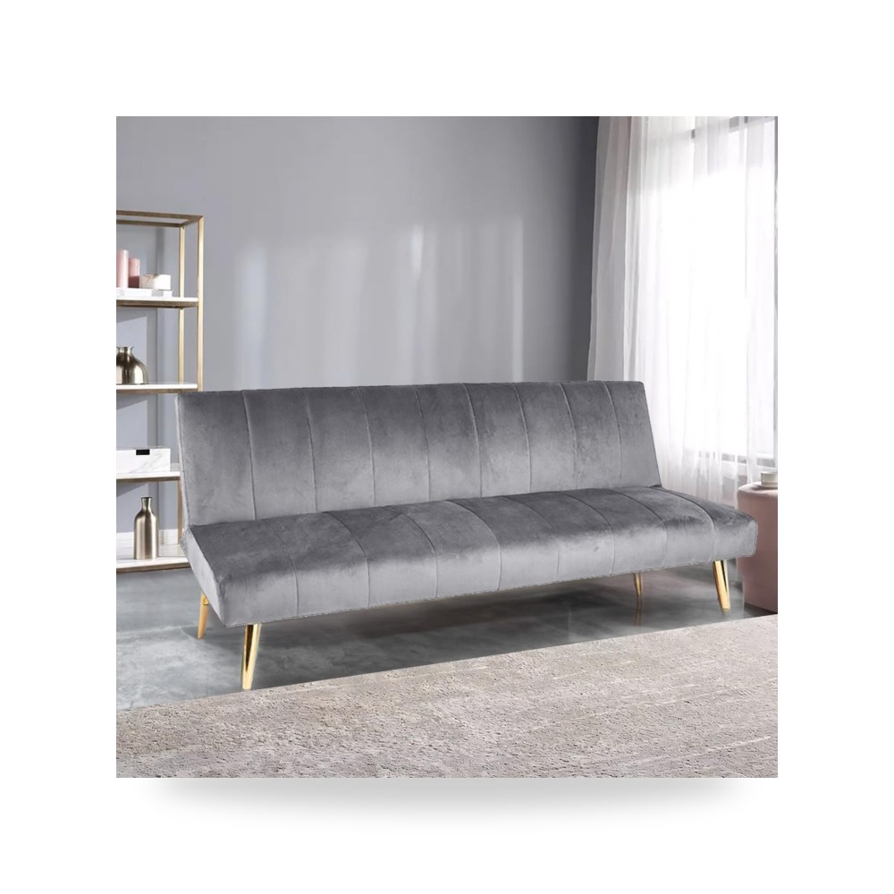 أريكة سرير كتان رمادي Celine In House موديل LV4143S-204423 In-House