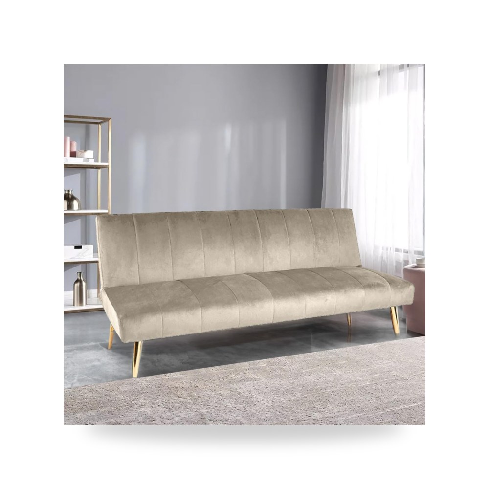 سرير نوم كتان بيج فاتح In House موديل LV4143S موديل LV4143S-203303 In-House
