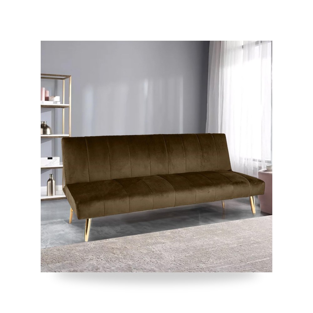 أريكة سرير كتان بني Celine In House موديل LV4143S-204411 In-House