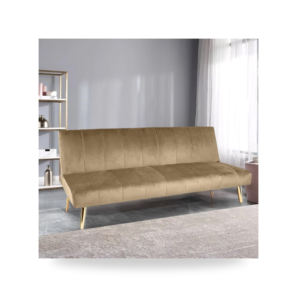 سرير نوم كتان بيج In House موديل LV4143S موديل LV4143S-204407 In-House