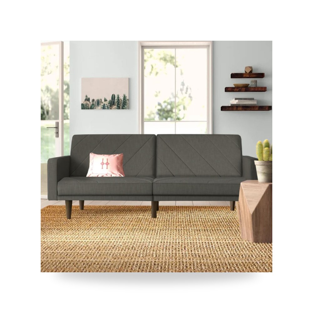 أريكة سرير كتان رمادي Shahrzad Dark In House موديل 91200080204424 In-House
