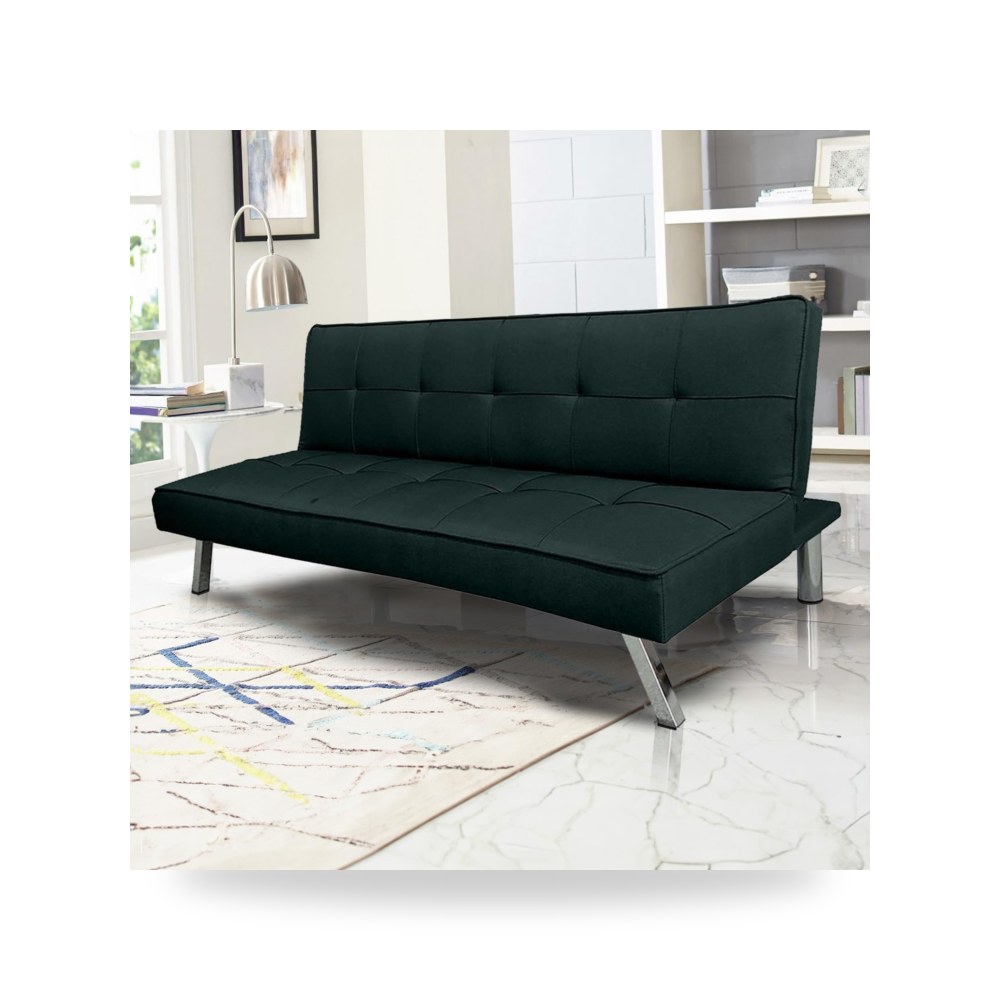 أريكة سرير كتان أخضر Sandi Dark In House موديل LV319-204427 In-House