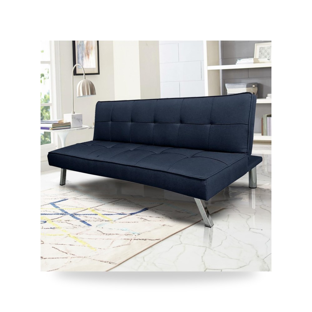 أريكة سرير كتان أزرق Sandi Dark In House موديل LV319-204430 In-House