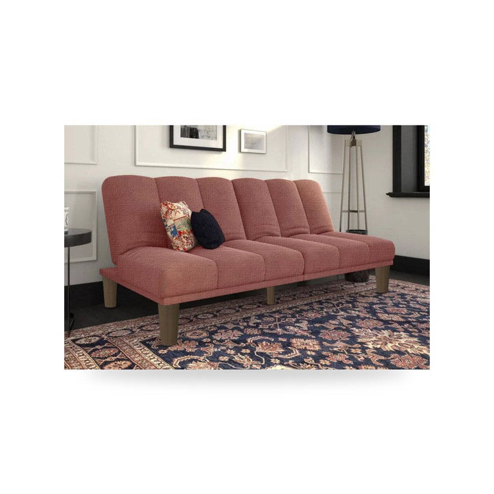 أريكة سرير كتان وردي Sana Dark In House موديل 91200111204413 In-House
