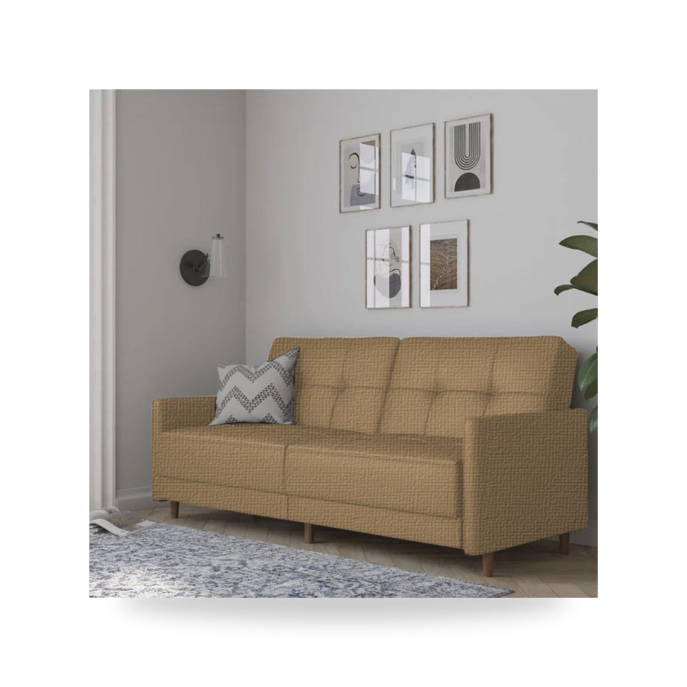 سرير نوم كتان بيج In House موديل 91200106204407 In-House