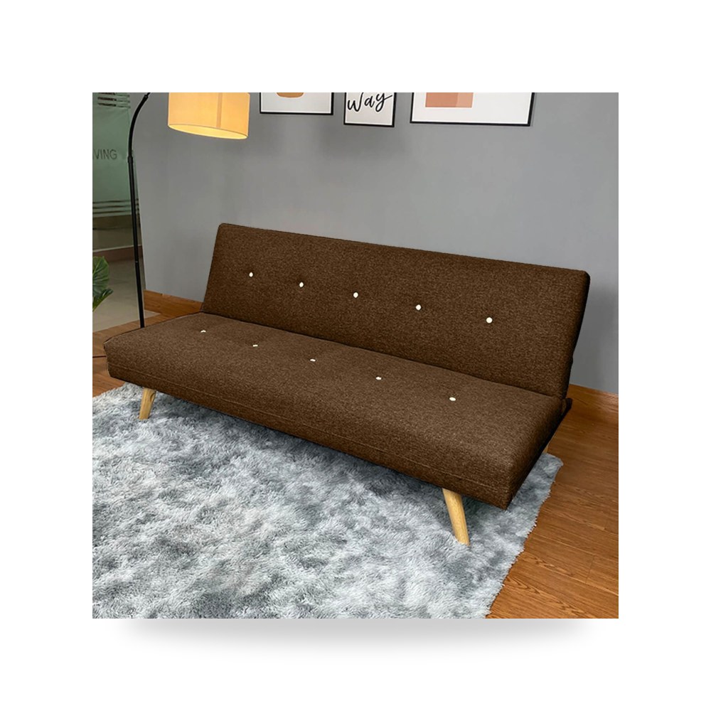 سرير نوم مخمل بني In House موديل LV3409 موديل LV3409-202611 In-House