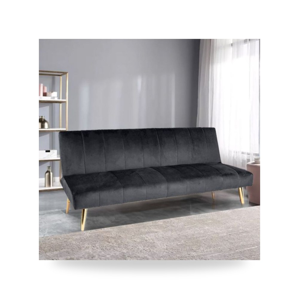 أريكة سرير قطيفة رمادي Celine Dark In House موديل LV4143S-202631 In-House