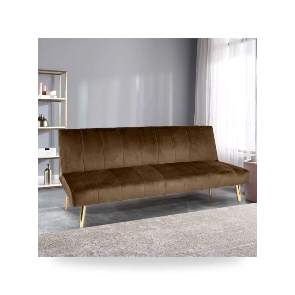 سرير نوم مخمل بني In House موديل LV4143S موديل LV4143S-202611 In-House